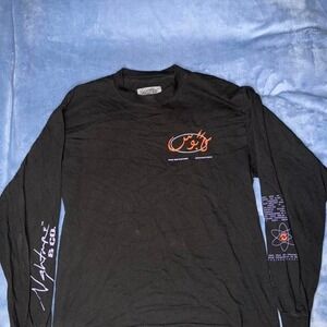 Nightmare Co. black long sleeve shirt men size m
